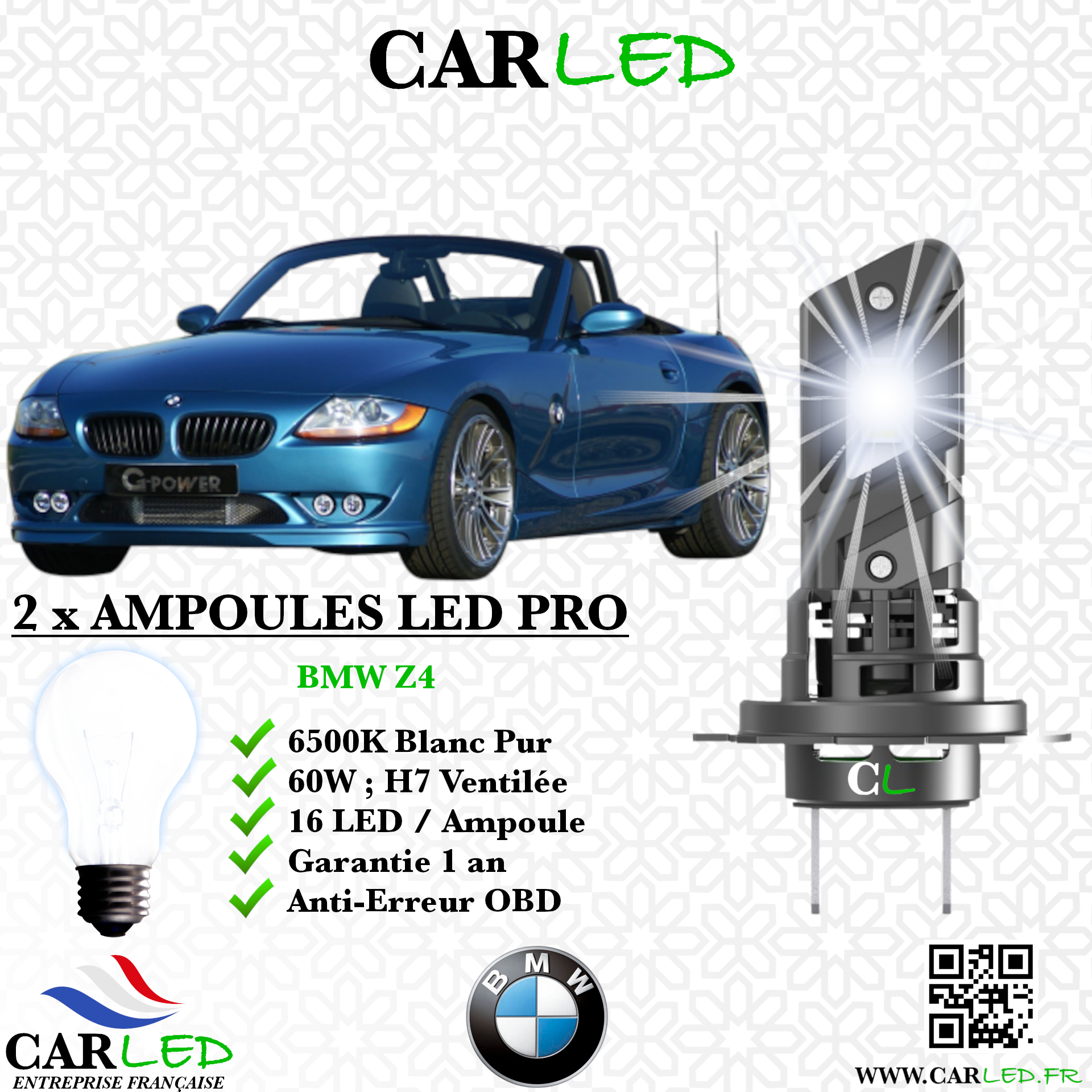 KIT AMPOULE LED BMW Z4