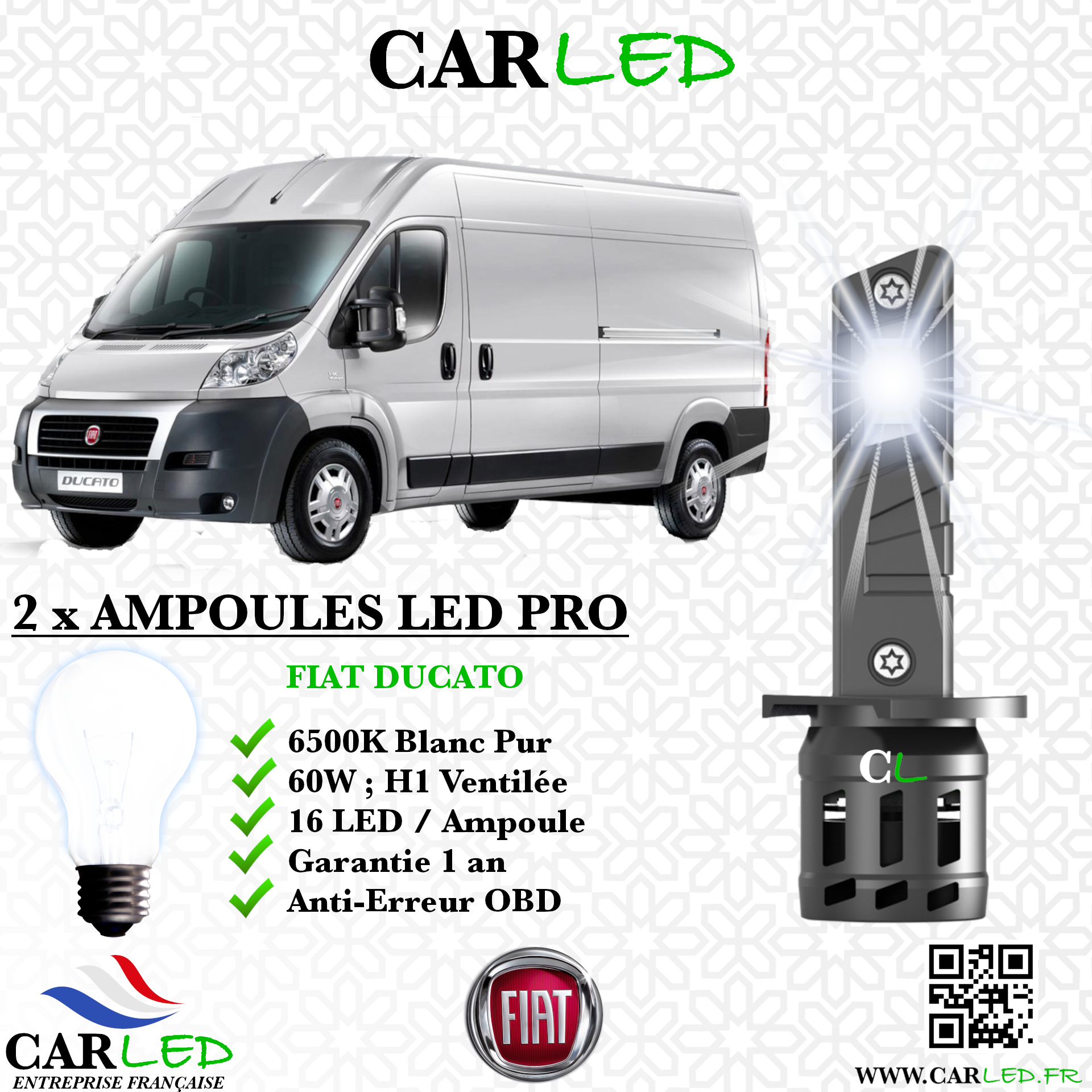 KIT AMPOULE LED FIAT DUCATO