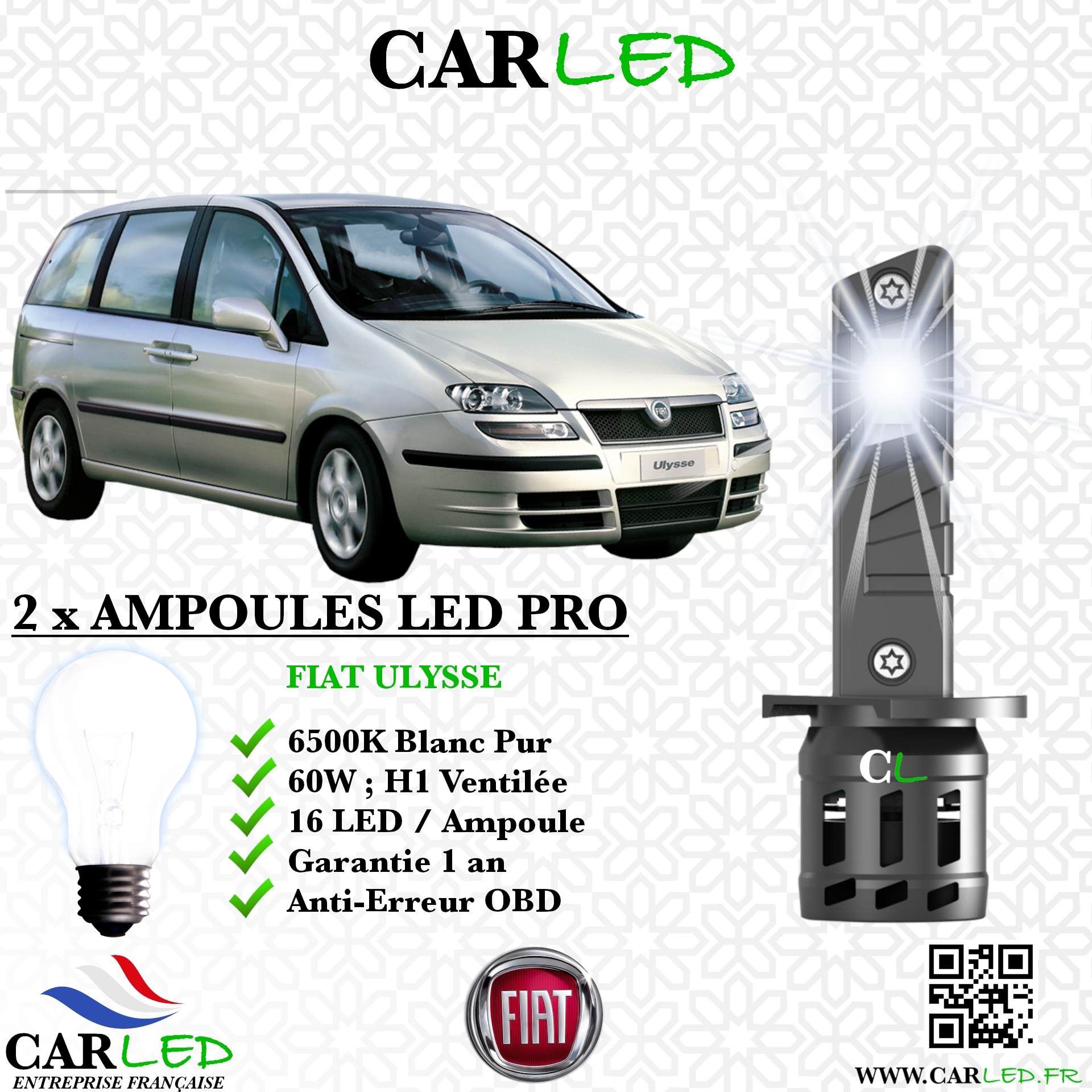 KIT AMPOULE LED FIAT ULYSSE