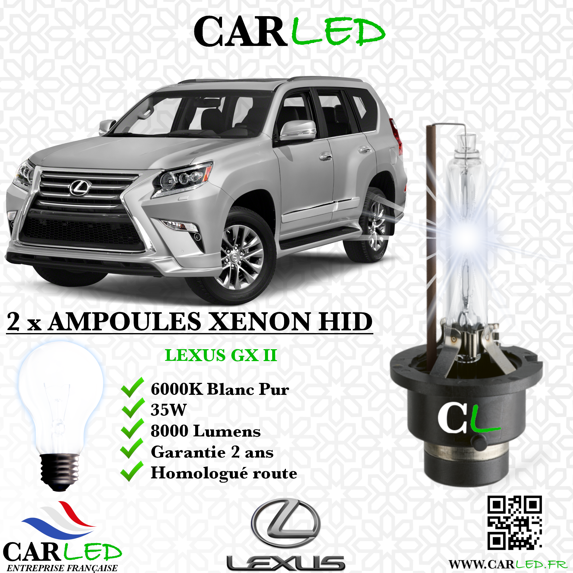 KIT AMPOULE HID XÉNON LEXUS GX