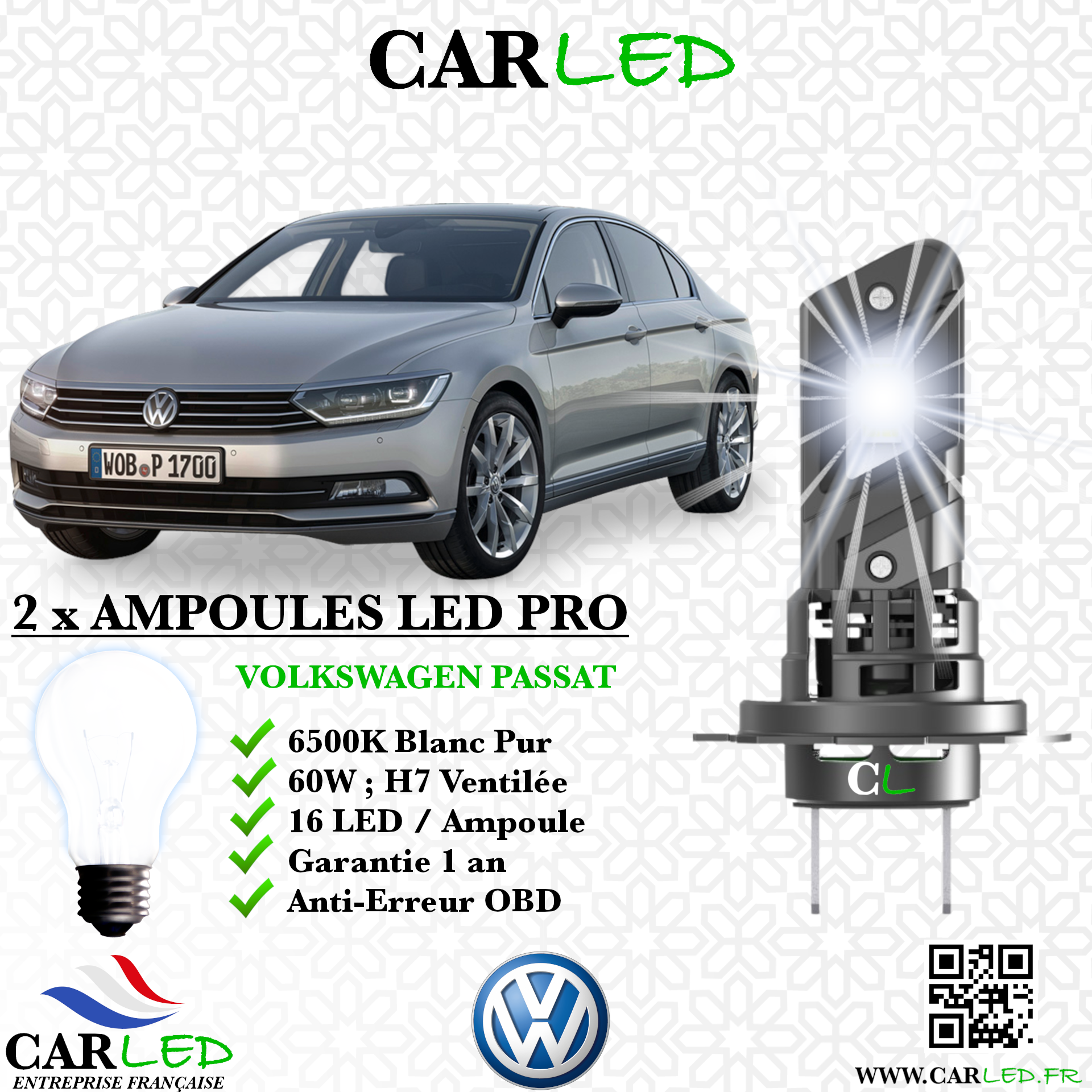 KIT AMPOULE LED VOLKSWAGEN PASSAT