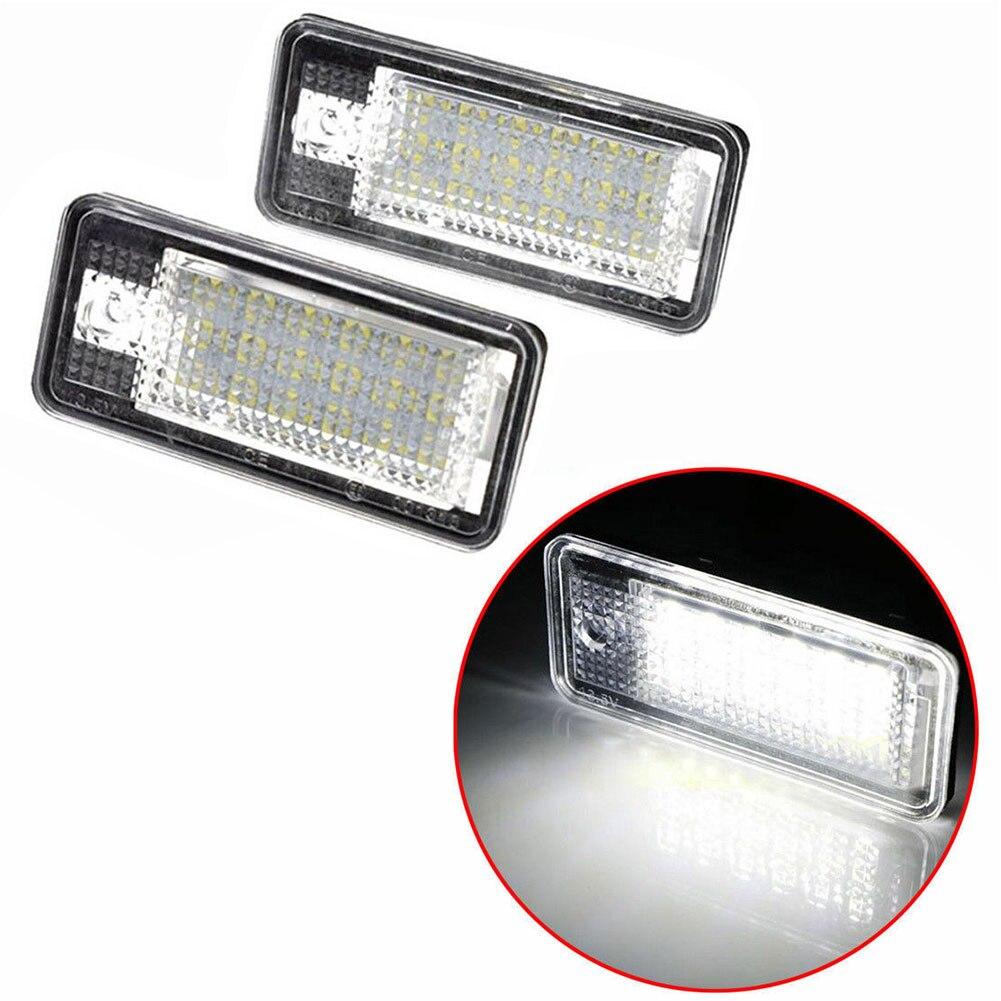 2x Feux de plaque d'immatriculation LED Audi A4