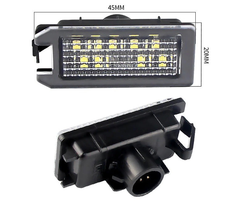 2x Feux de plaque d'immatriculation LED Maserati Levante