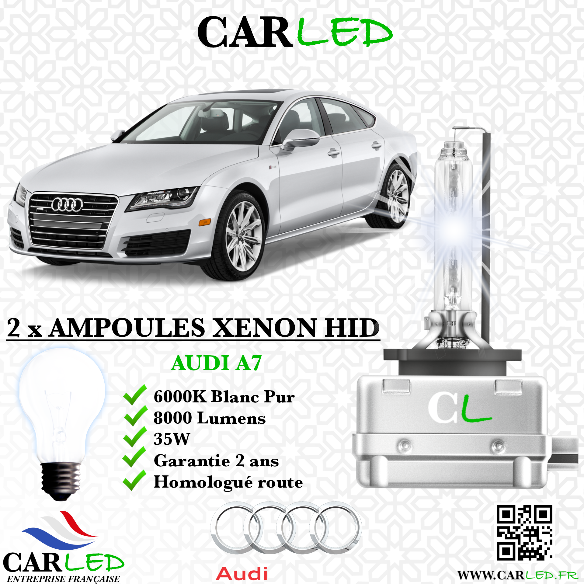 KIT AMPOULE HID XÉNON AUDI A7