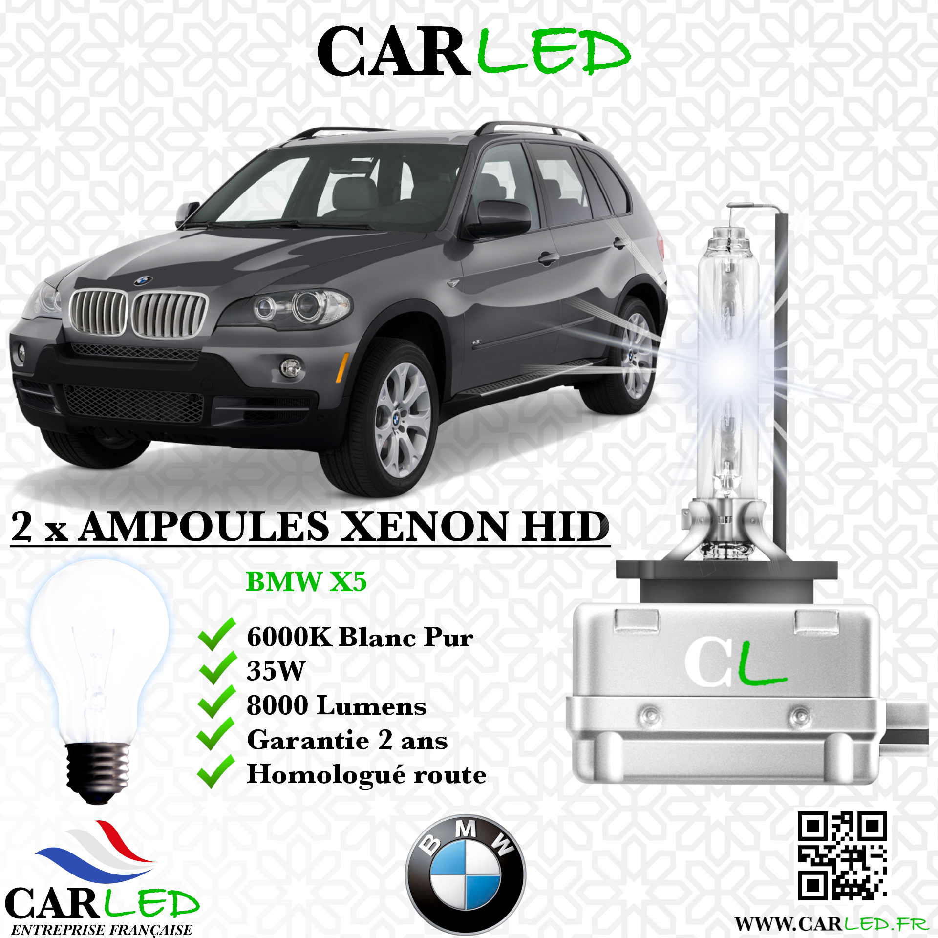 KIT AMPOULE HID XÉNON BMW X5