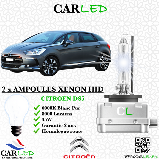 KIT AMPOULE HID XÉNON CITROEN DS5