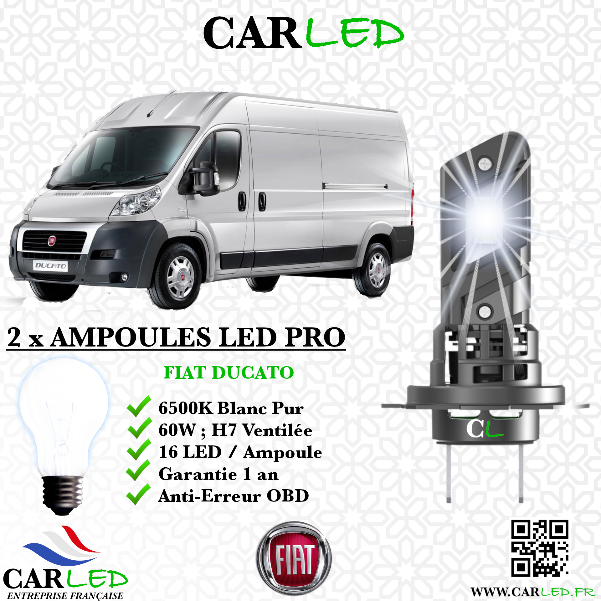 KIT AMPOULE LED FIAT DUCATO