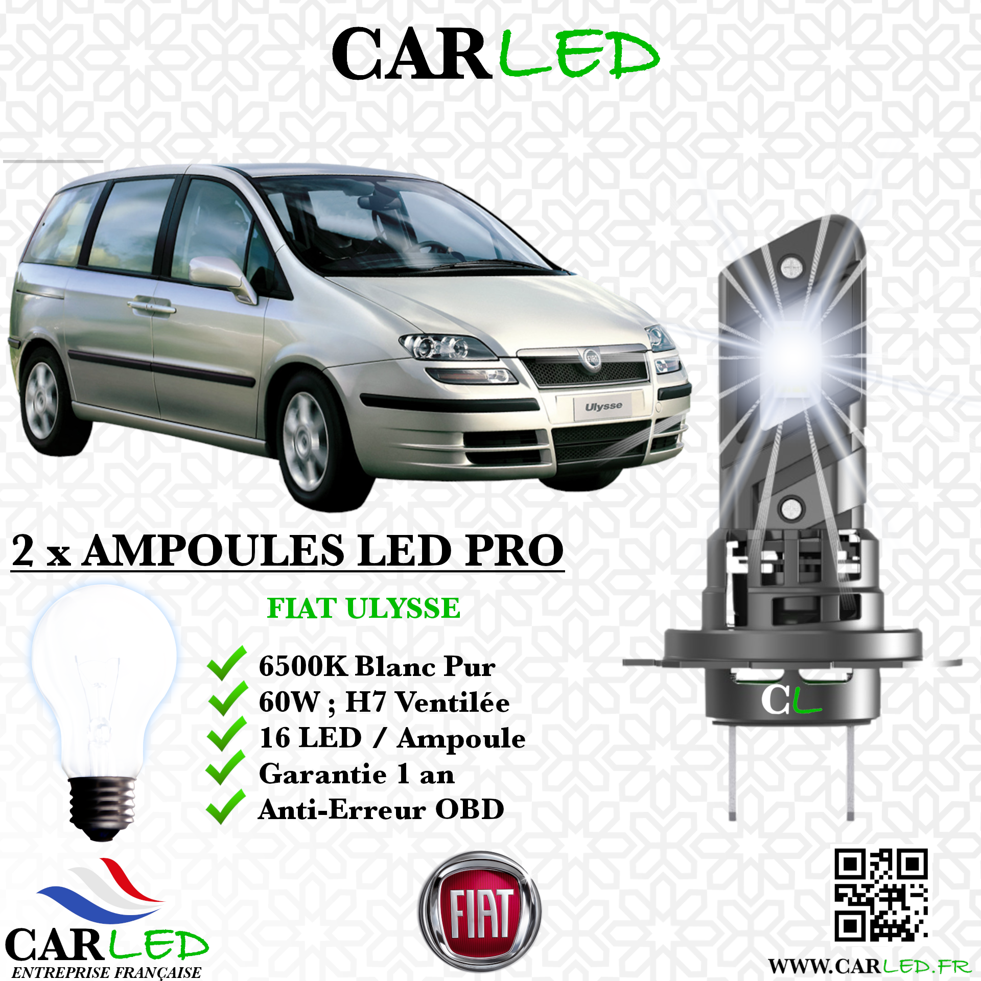 KIT AMPOULE LED FIAT ULYSSE