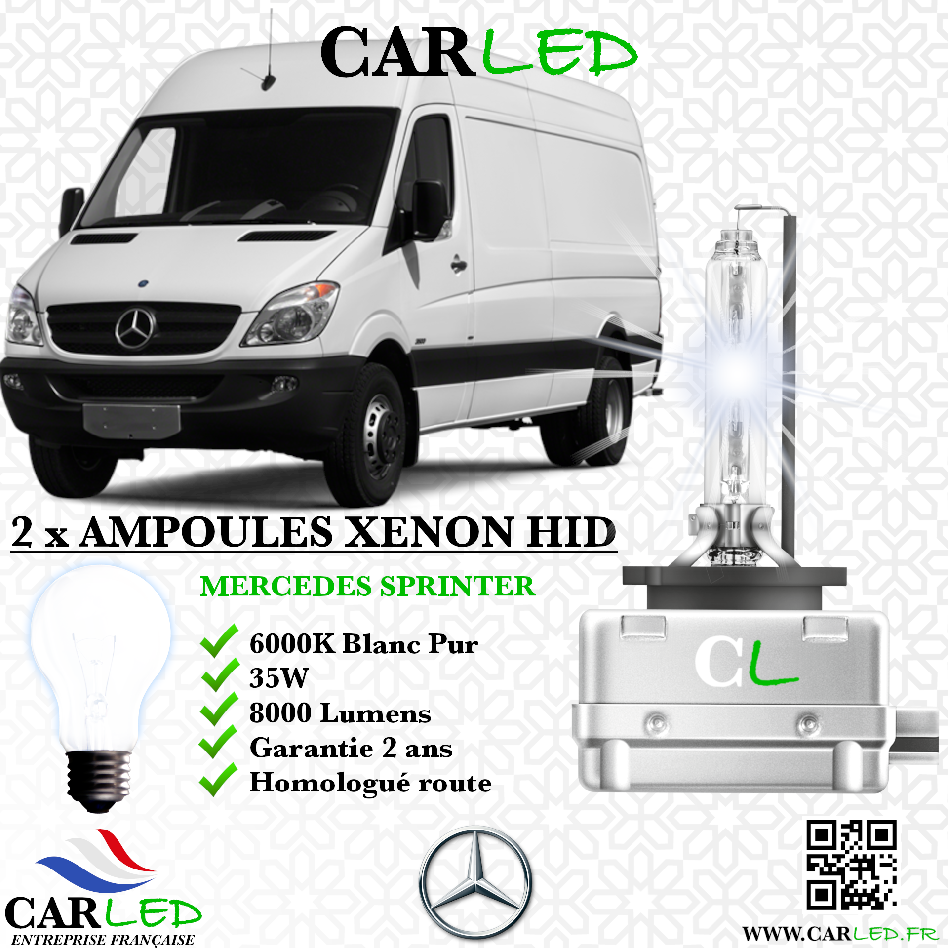 KIT AMPOULE HID XÉNON MERCEDES SPRINTER