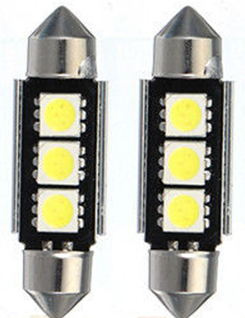 2x Ampoule Intérieur LED Dome 36mm