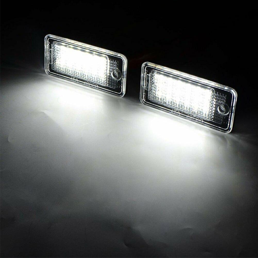 2x Feux de plaque d'immatriculation LED Audi A3
