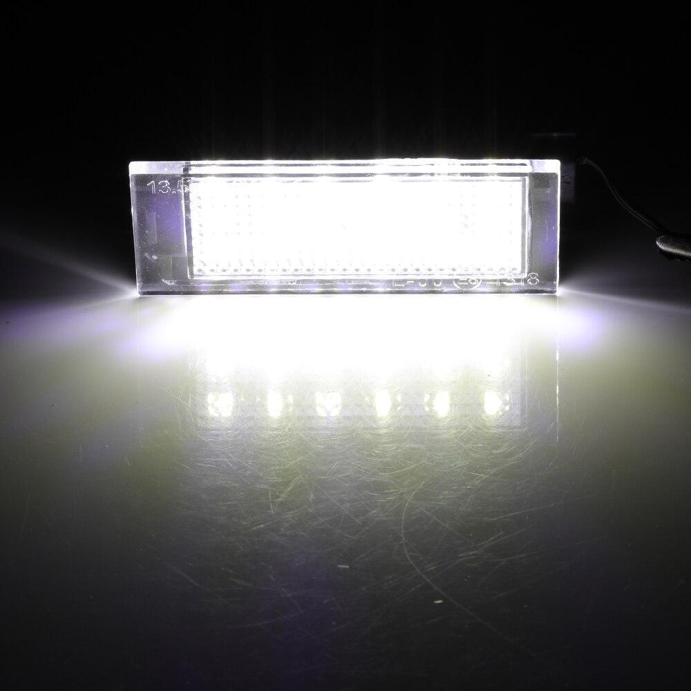2x Feux de plaque d'immatriculation LED Renault Megane III