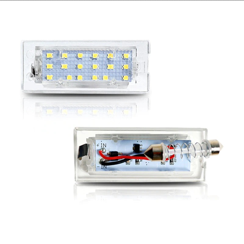 2x Feux de plaque d'immatriculation LED BMW X3 E83