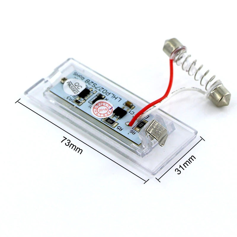 2x Feux de plaque d'immatriculation LED BMW X3 E83